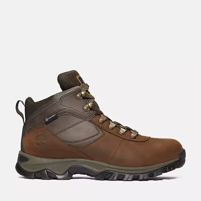 Men's Mt. Maddsen Waterproof Mid Hiking Boot - dark brown, full grain