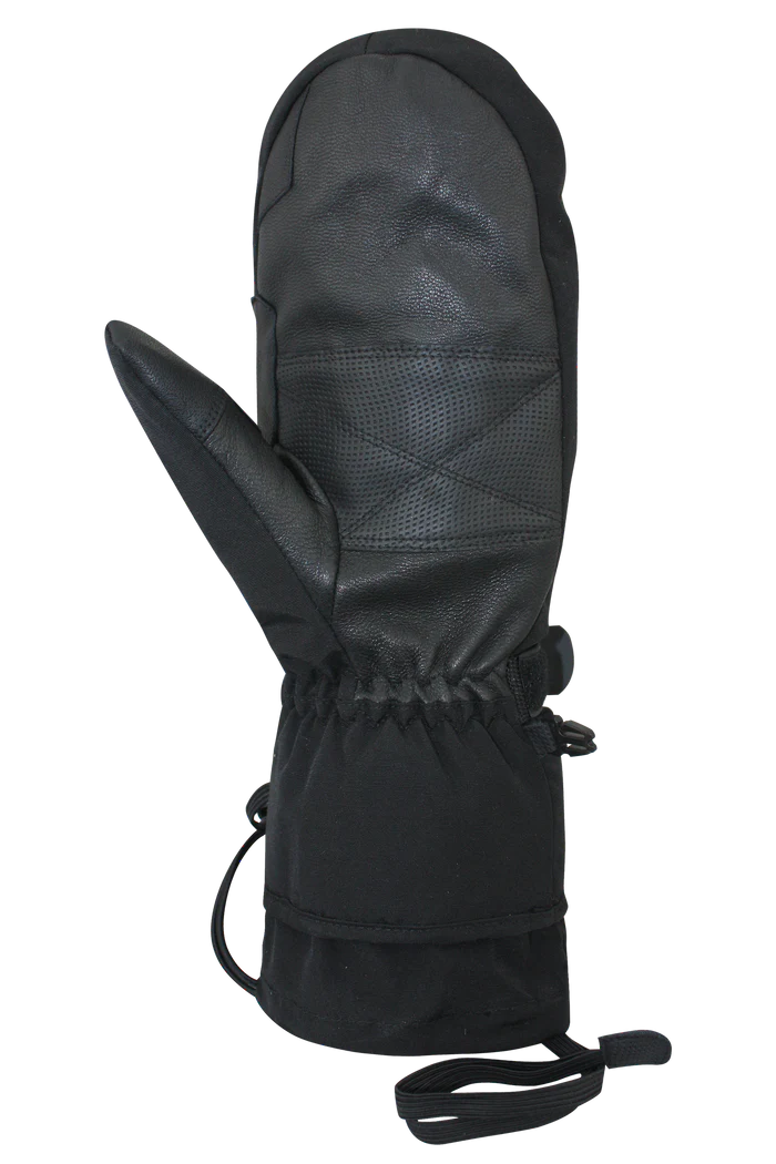 Powder King Mitts - Men - Black / Grey / Black