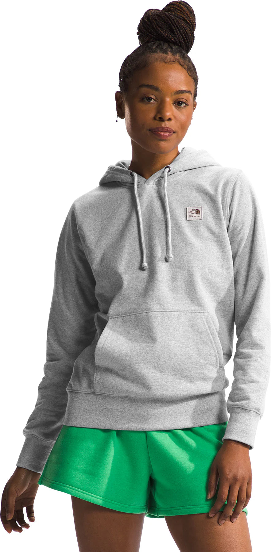 Women’s Heritage Patch Pullover Hoodie - TNF LIGHT GREY