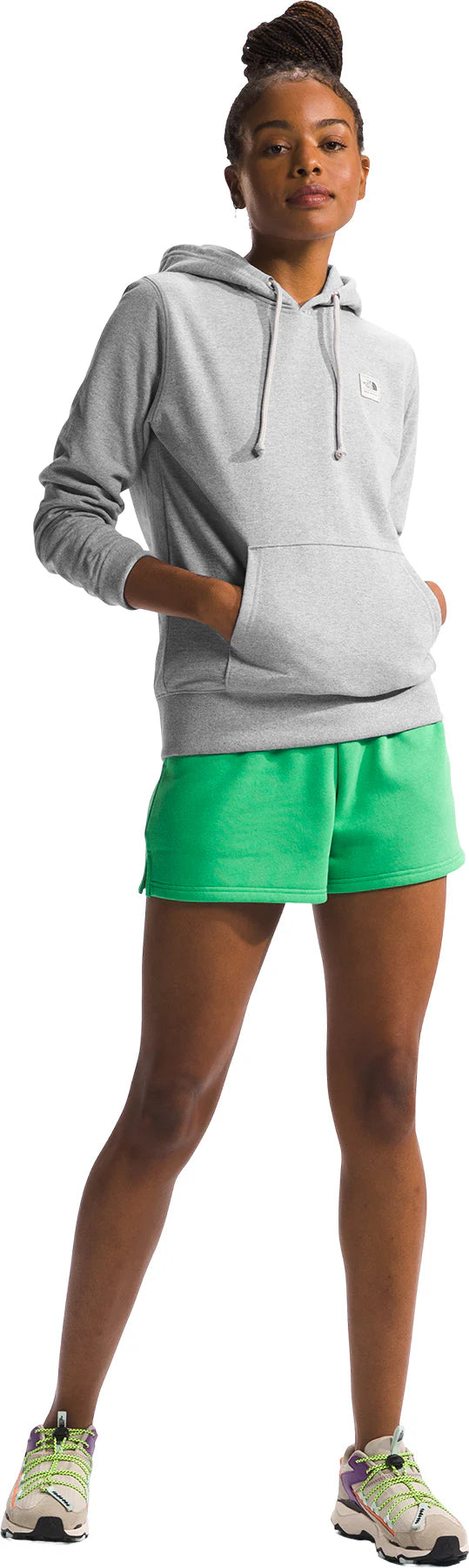 Women’s Heritage Patch Pullover Hoodie - TNF LIGHT GREY