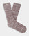 Women's Rib Knit Slouchy Crew Sock - Allspice