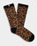 Women's Josephine Fleece Lined Sock - Cedar leopard