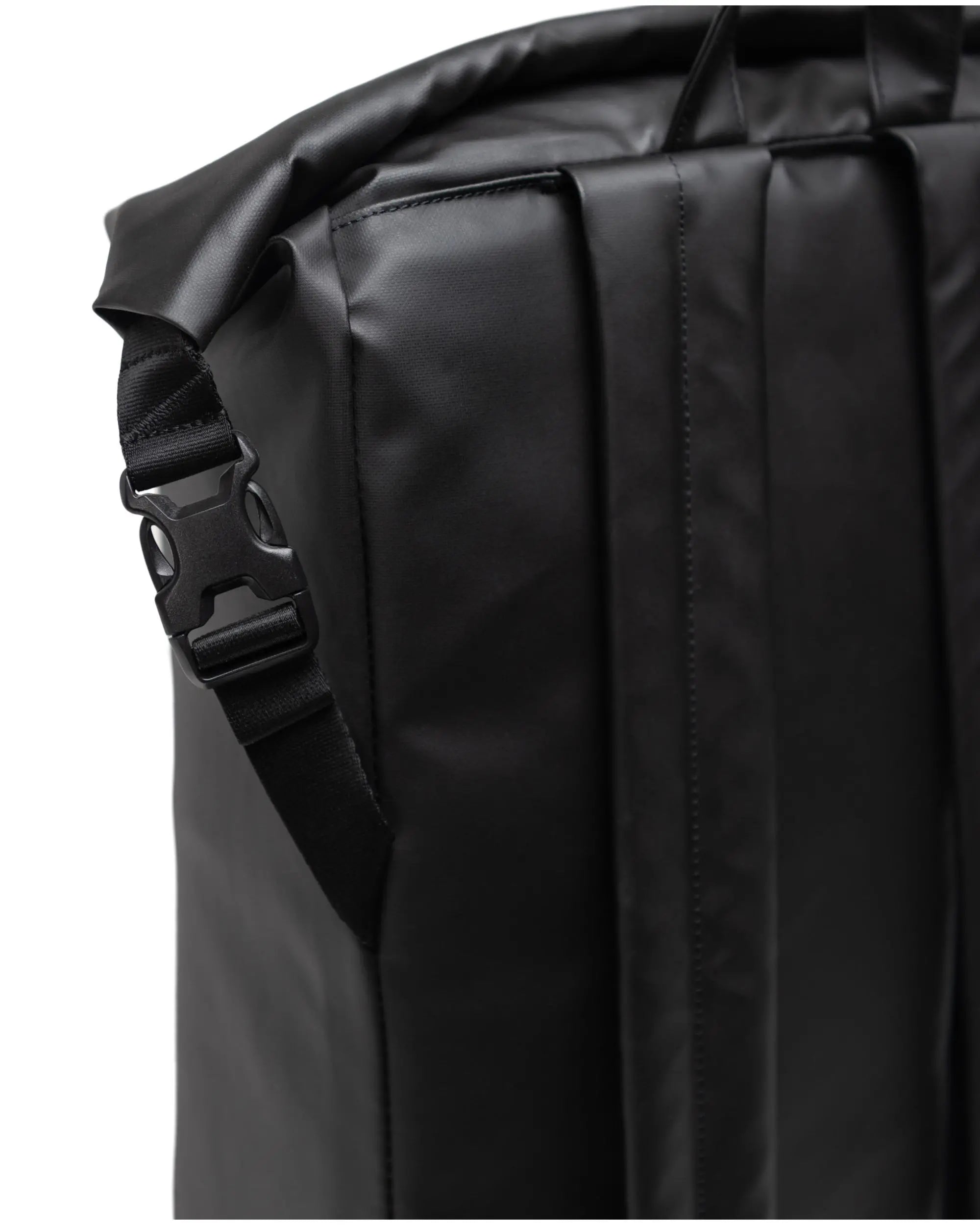 Roll Top Backpack | Weather Resistant - 23L - BLACK-00001