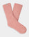 Women's Teddi Cozy Crew Sock - Clay pink