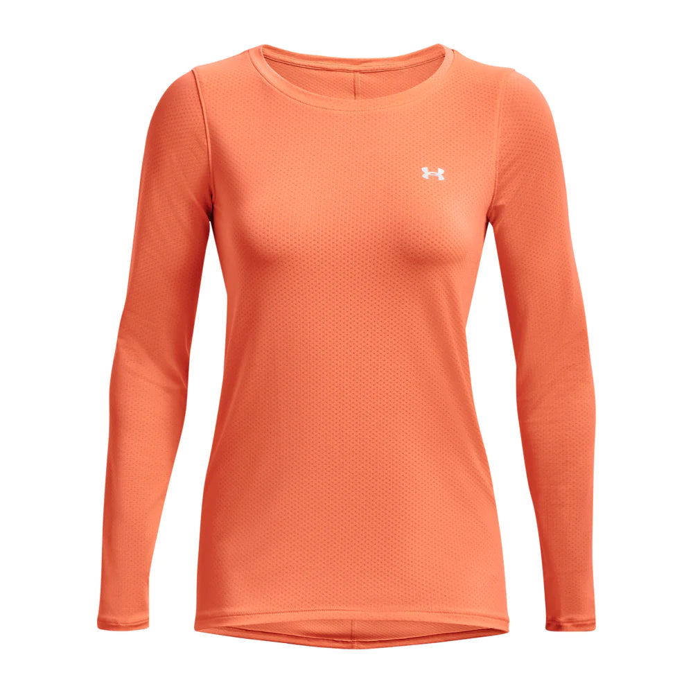 Women's HeatGear® Armour Long Sleeve - orange