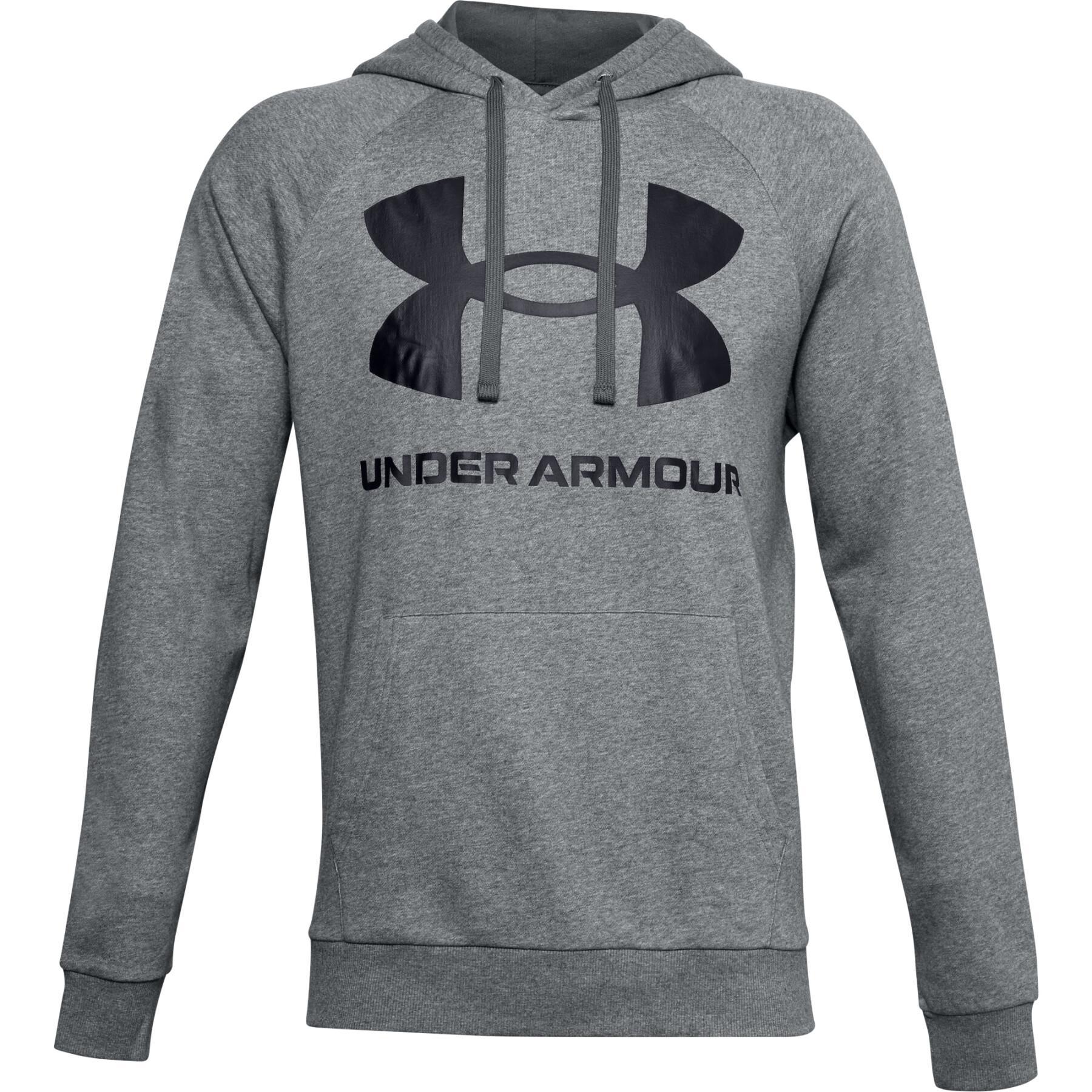 Sweat à capuche Under Armour Rival Fleece Big Logo - gray