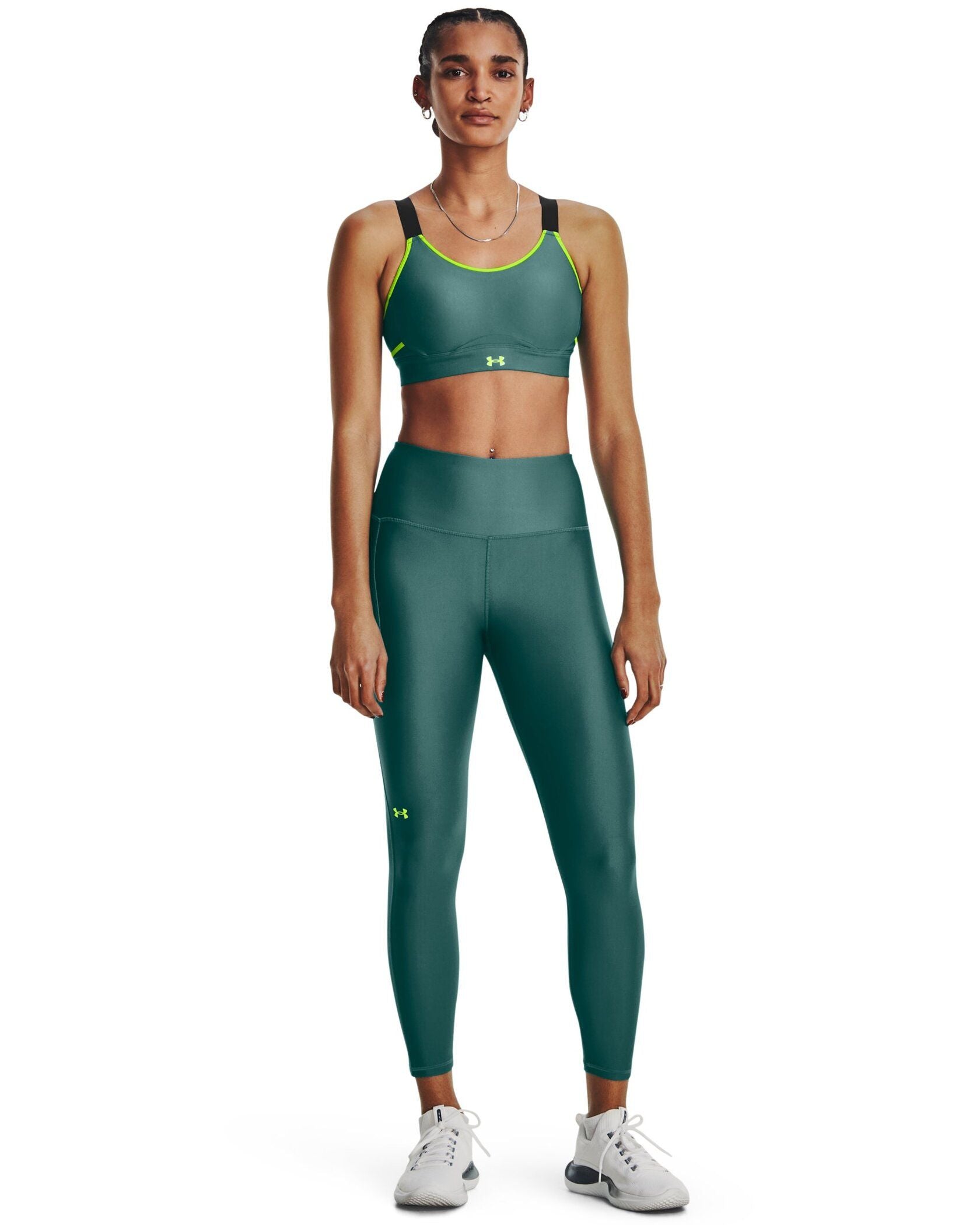 UA HeatGear No-Slip Waistband Ankle Leggings