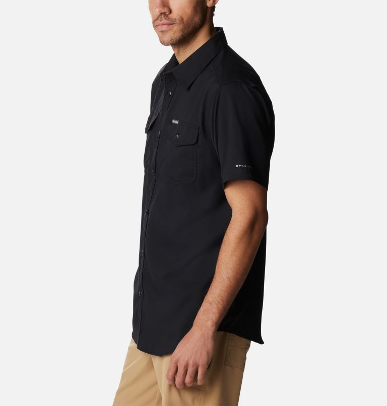 Chemise à manches courtes unie Utilizer II Homme - BLACK