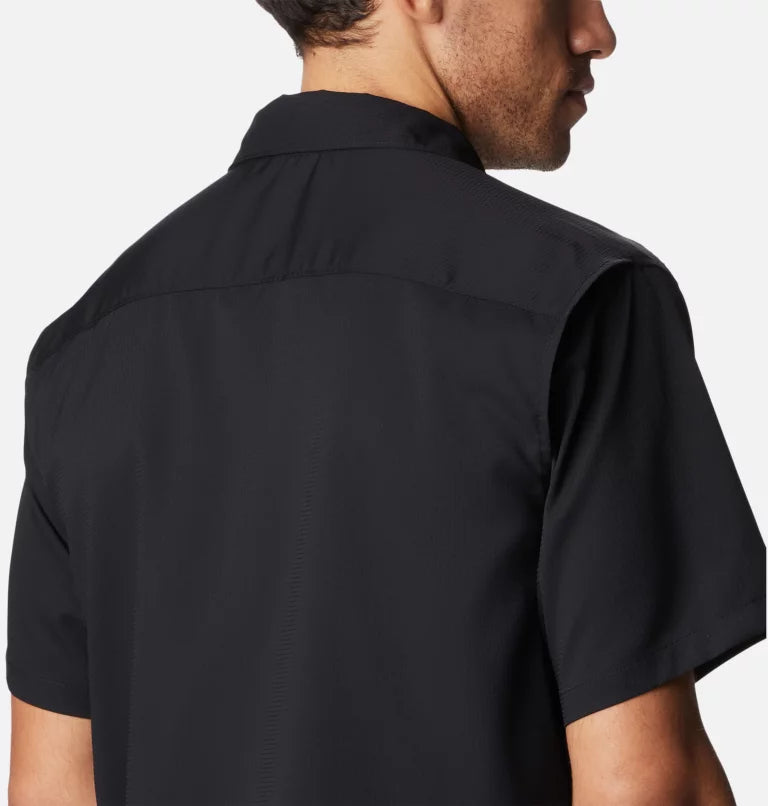 Chemise à manches courtes unie Utilizer II Homme - BLACK