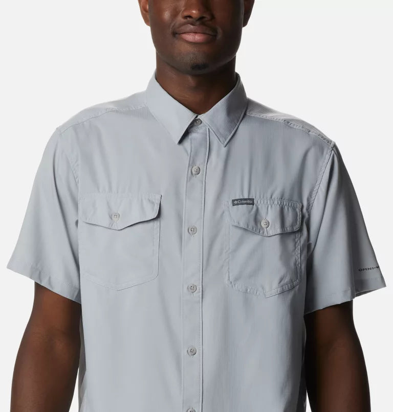 Men's Utilizer™ II Solid Short Sleeve Shirt - COLUMBIA GREY