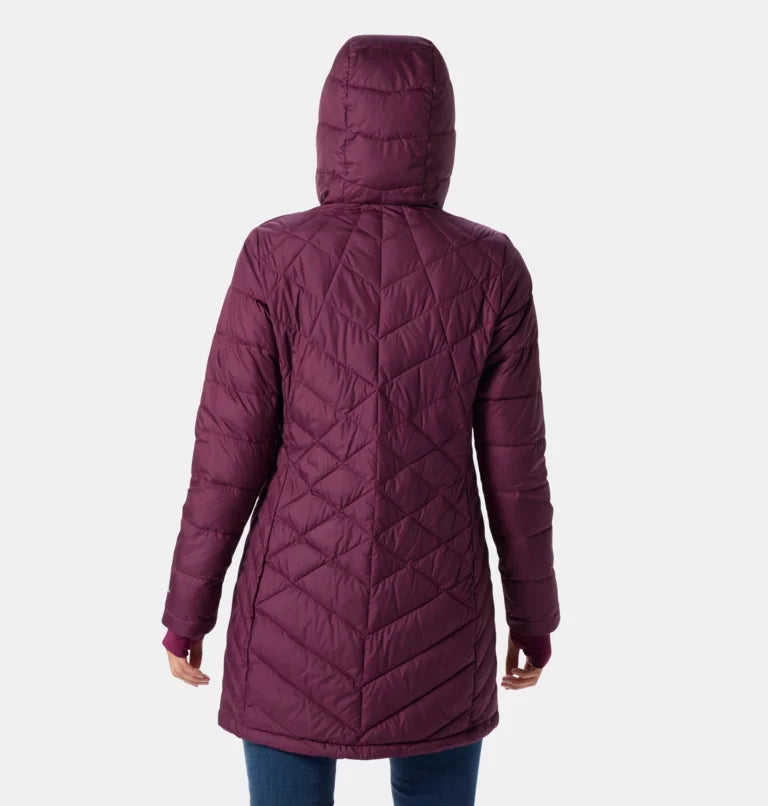 Women's Heavenly™ Long Hooded Jacket - 616-Marionberry