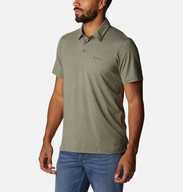 Men’s Tech Trail™ Polo Shirt - STONE GREEN HEATHER