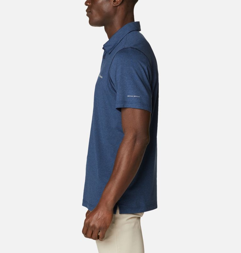 Polo Tech Trail pour homme - COLLEGIATE NAVY HEATHER