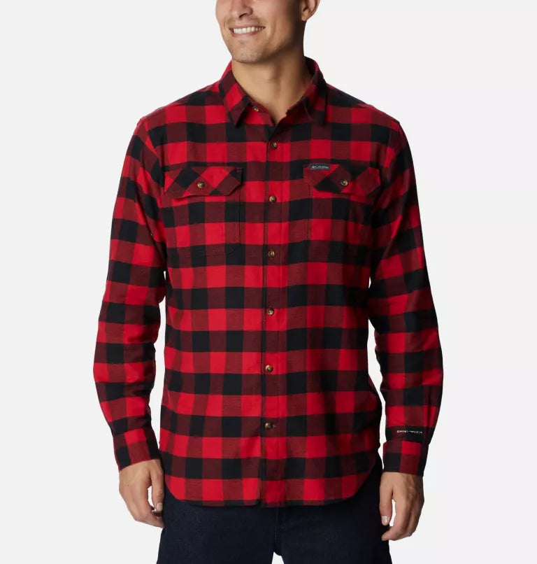 Men's Flare Gun™ Stretch Flannel Shirt - 616-Mountain Red
