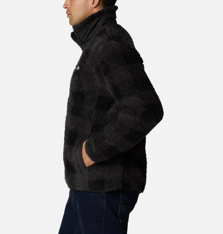 Men's Winter Pass™ Printed Fleece Jacket  - 012-Black Check