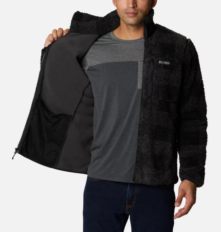 Men's Winter Pass™ Printed Fleece Jacket  - 012-Black Check