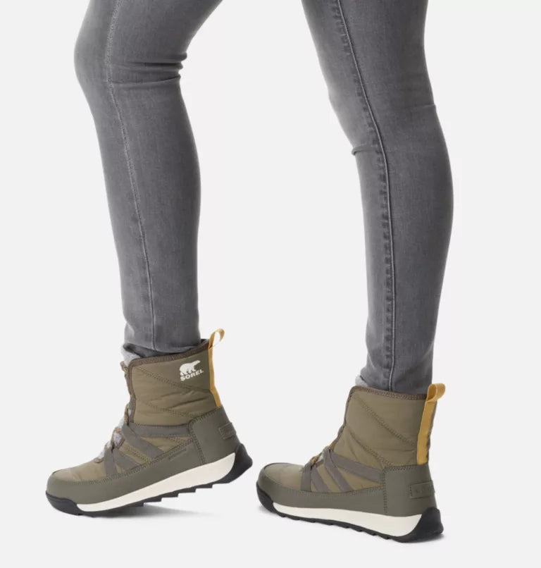Whitney II Short Lace Waterproof Boots, Women's - stone green