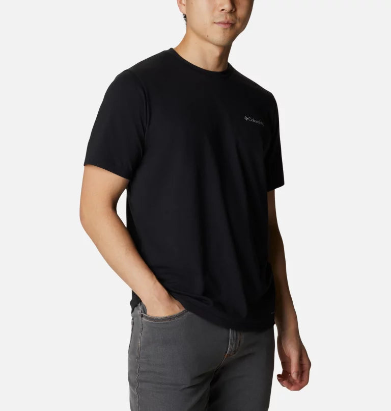 T-shirt à manches courtes Sun Trek pour homme - BLACK