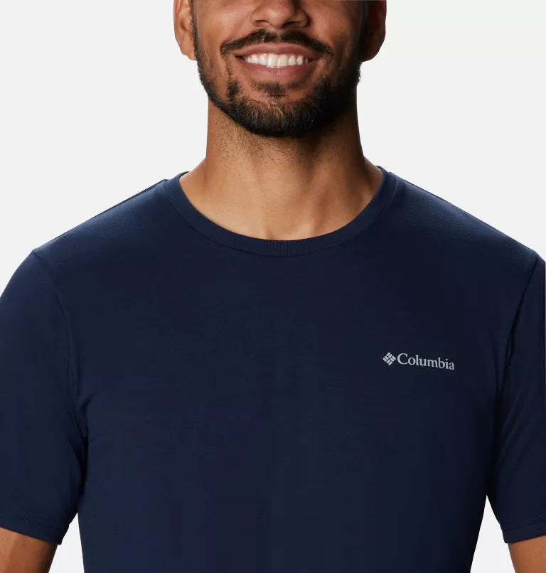 T-shirt à manches courtes Sun Trek pour homme - COLLEGIATE NAVY