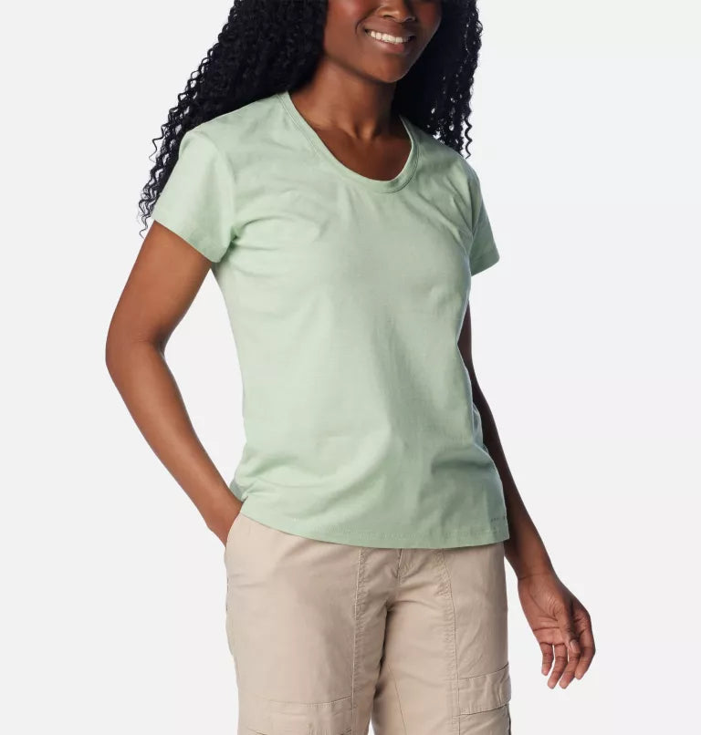 T-shirt Sun Trek pour femme - SAGE LEAF HEATHER