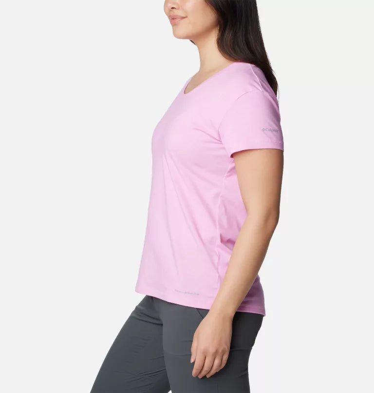 T-shirt Sun Trek pour femme - COSMOS HEATHER