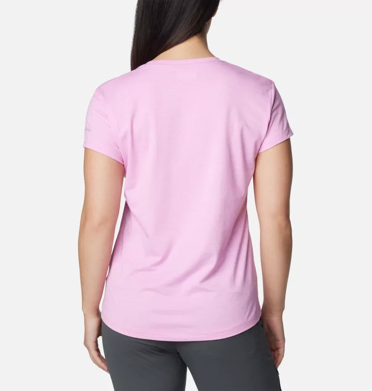 T-shirt Sun Trek pour femme - COSMOS HEATHER