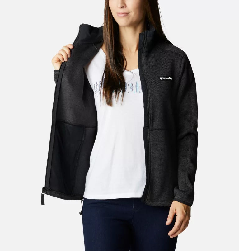Women's Sweater Weather™ Fleece Full Zip Jacket - Black Heather