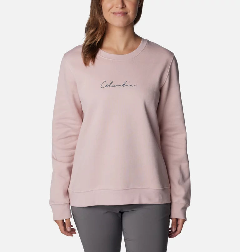 Women's Columbia Trek™ Graphic Crew Sweatshirt  - 626-Dusty Pink