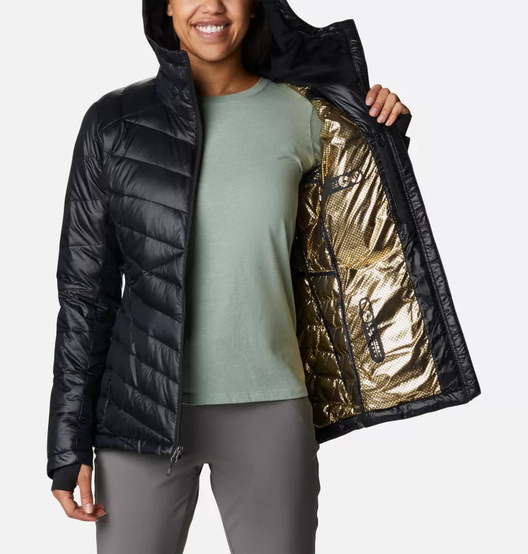 Manteau à Capuchon Joy Peak Pour Femme - Black