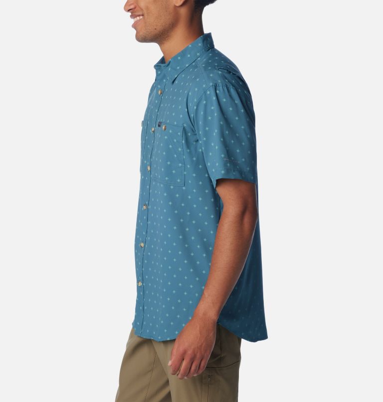 Chemise tissée imprimée à manches courtes Utilizer Homme - 336 - CLOUDBURST DAWN DOT