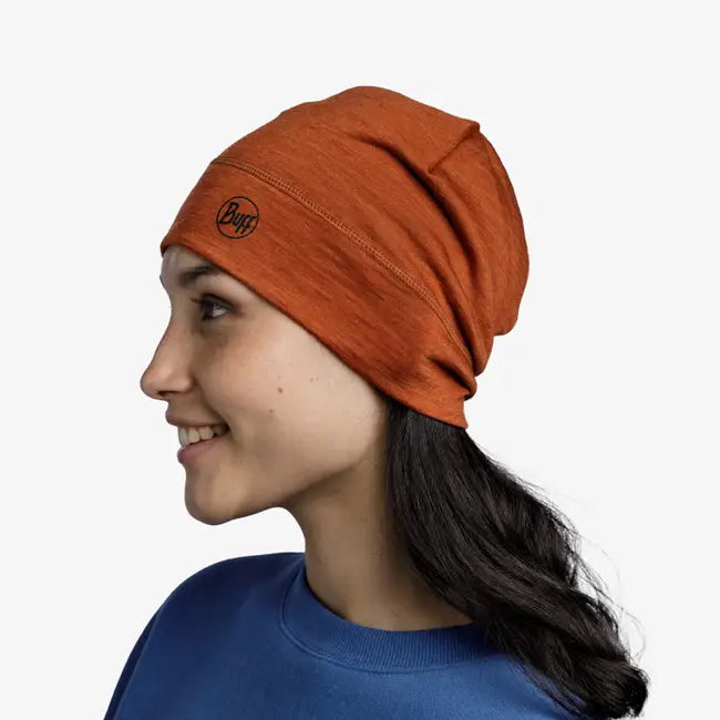 Merino Midweight Beanie - Cinnamon