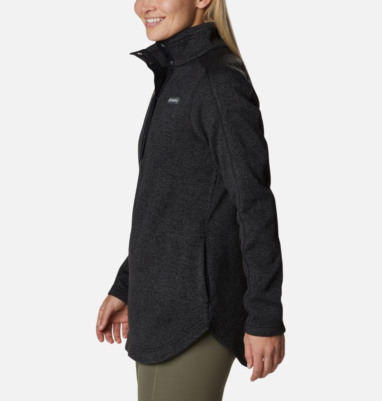 Women's Sweater Weather™ Fleece Tunic  - Black Heather
