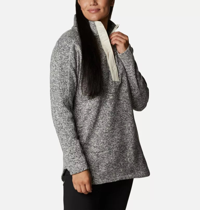 Women's Sweater Weather™ Fleece Tunic - Chalk Heather