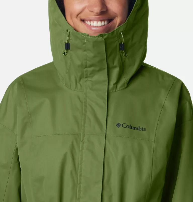 Women's Hikebound™ Long Rain Jacket - CANTEEN