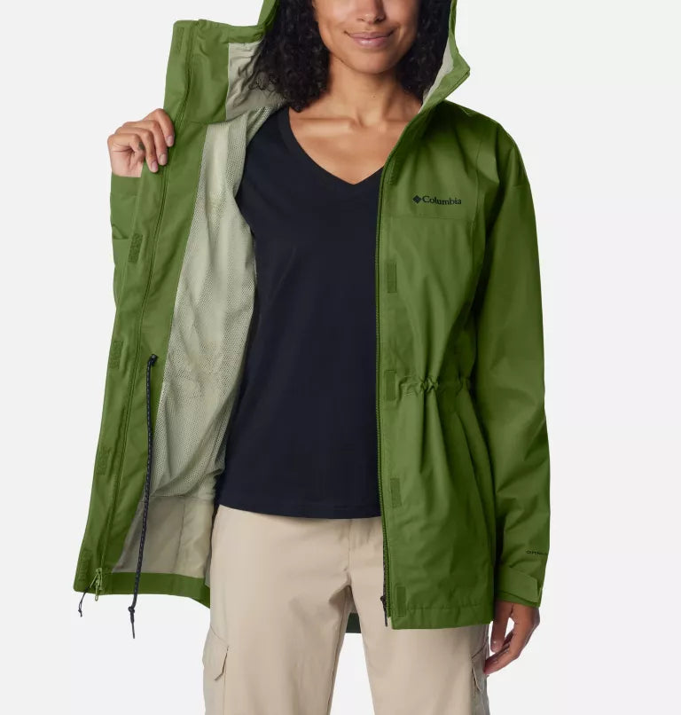 Women's Hikebound™ Long Rain Jacket - CANTEEN