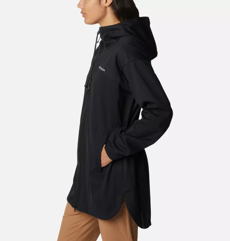 Manteau à Coquille Souple Flora Park Femme - Black