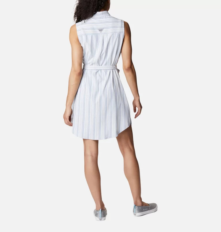 ROBE TISSÉE PFG SUN DRIFTER II FEMME - CARBON VERTICAL STRIPE