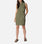 WOMEN'S LESLIE FALLS DRESS - STONE GREEN