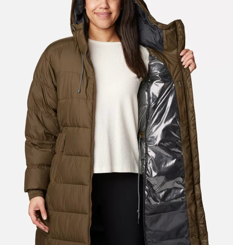 Manteau Long Pike Lake II Pour Femmes - Green Olive