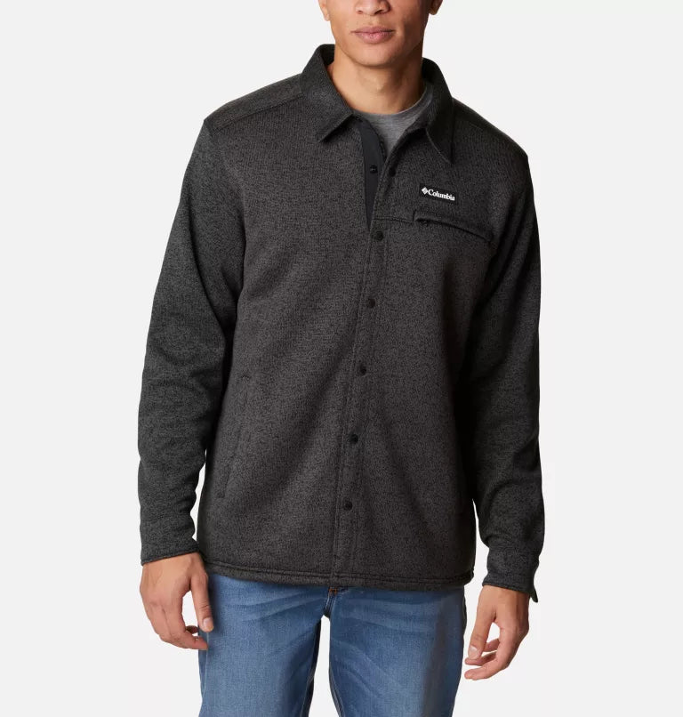 Men's Sweater Weather™ Shirt Jacket - Black Heather
