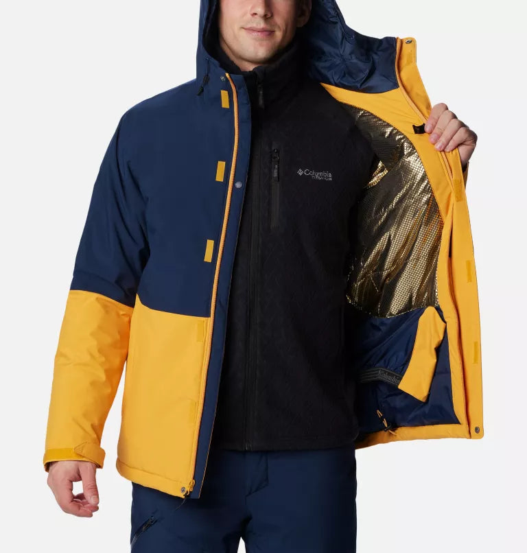 Men's Winter District™ II Jacket - Raw Honey / University Style Navy