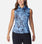 WOMEN'S PFG SUPER TIDAL TEE SLEEVELESS POLO - NOCTURNAL TROPICTONES