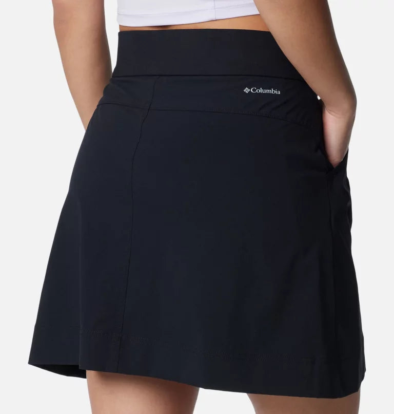 JUPE-SHORT DROITE ANYTIME POUR FEMME - BLACK