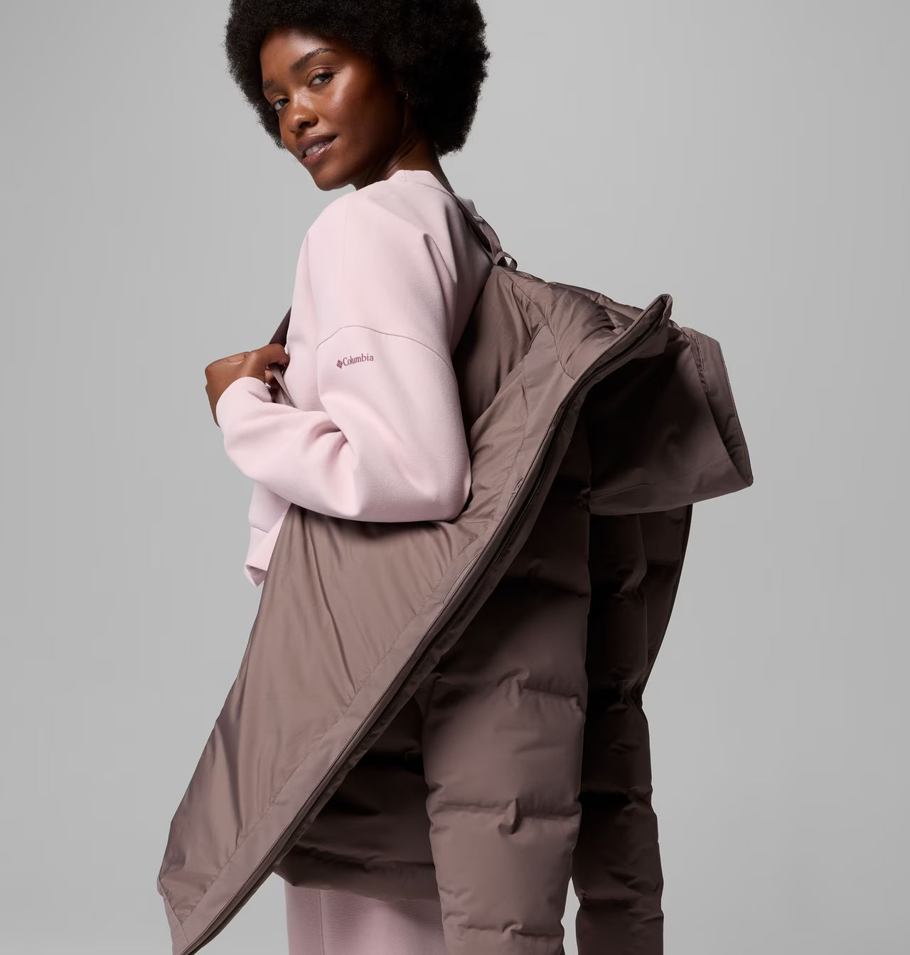 Manteau mi-long Amaze Puff Heat Seal