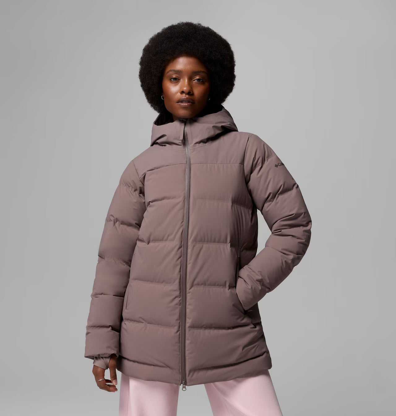 Manteau mi-long Amaze Puff Heat Seal