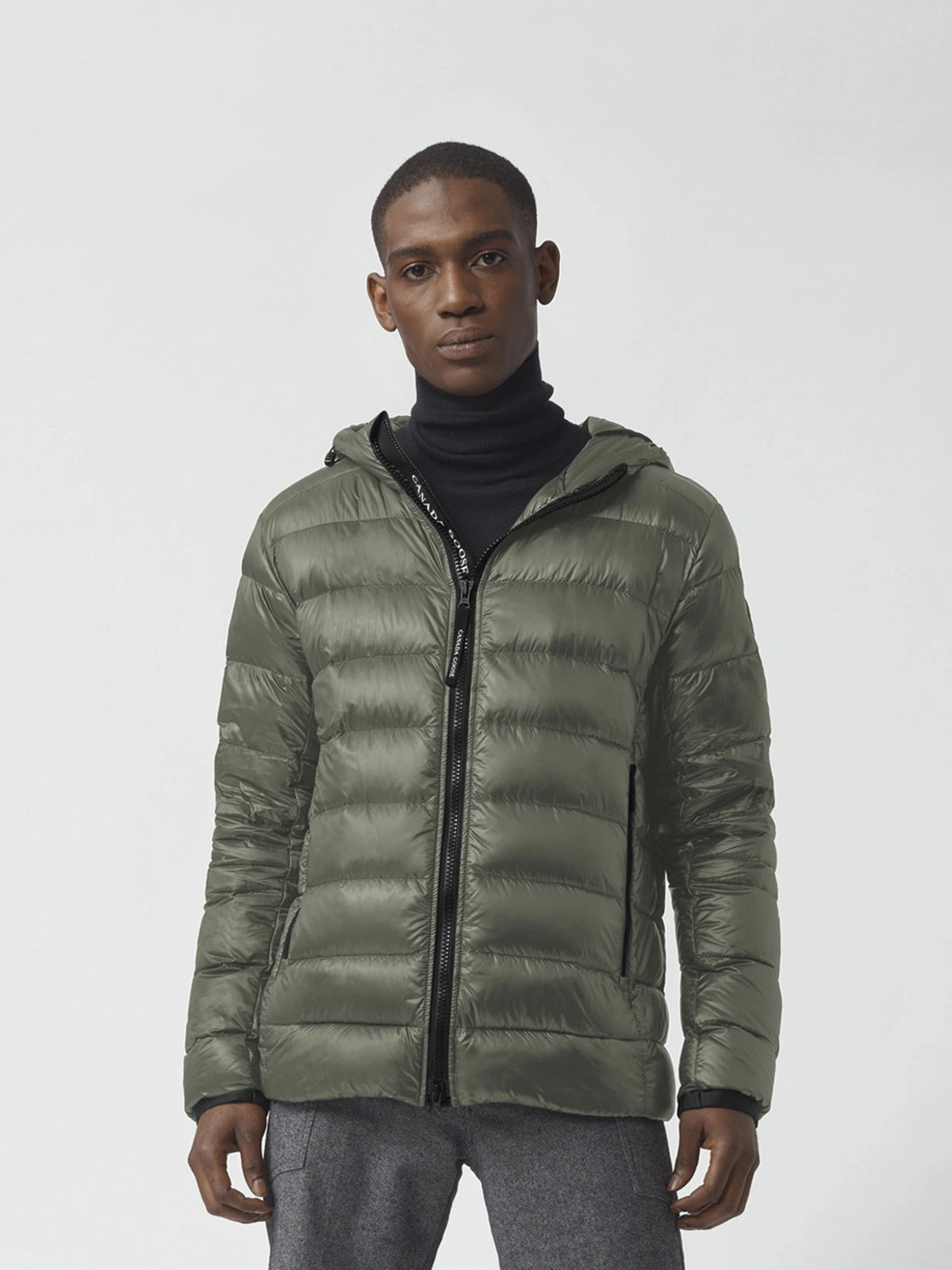 Manteau à capuchon en duvet pour homme Crofton