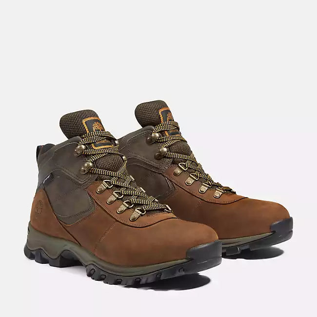 Men's Mt. Maddsen Waterproof Mid Hiking Boot - dark brown, full grain