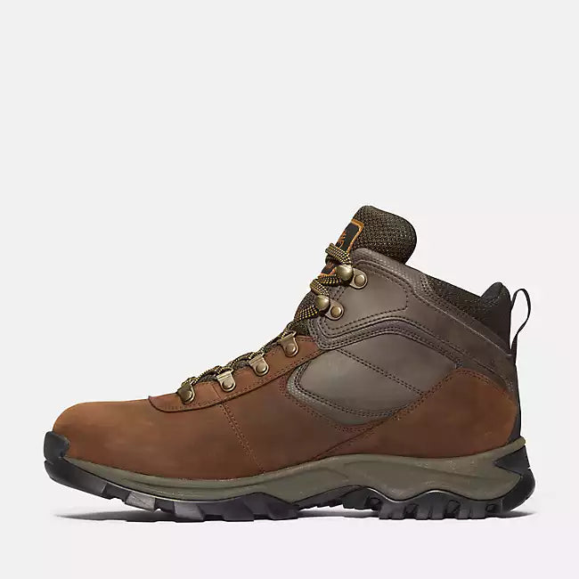 Men's Mt. Maddsen Waterproof Mid Hiking Boot - dark brown, full grain