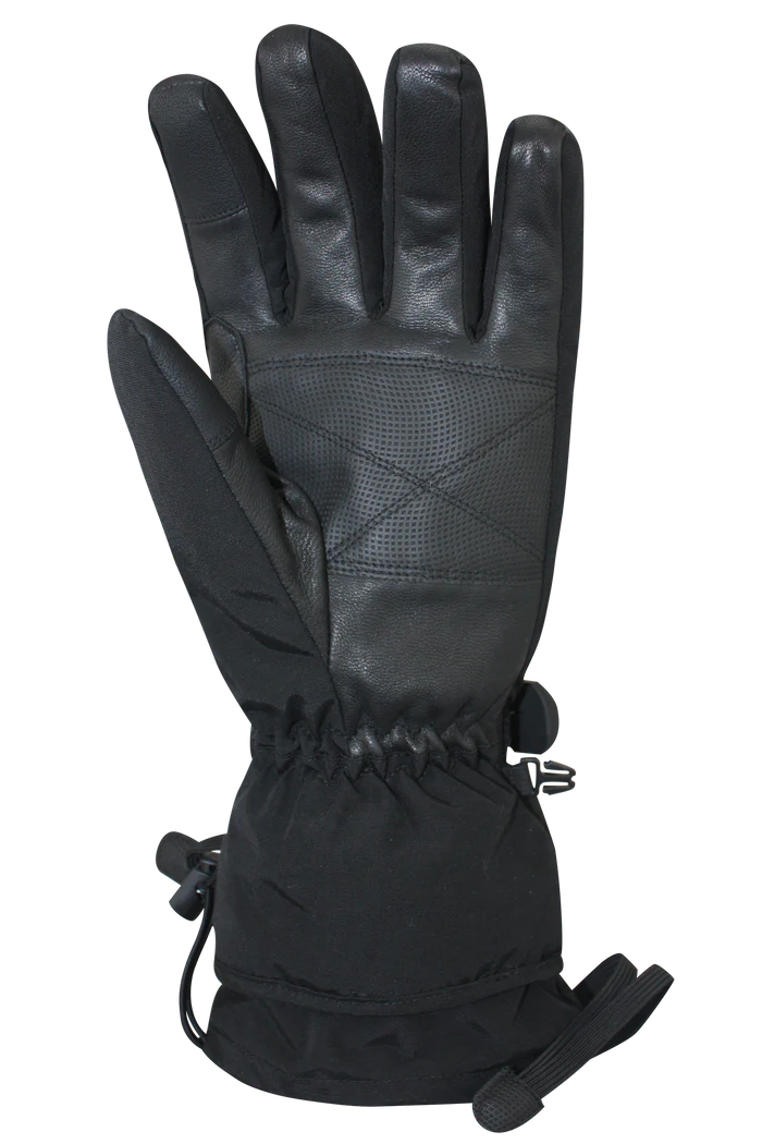 Powder King Gloves - Men - Black / Grey / Black