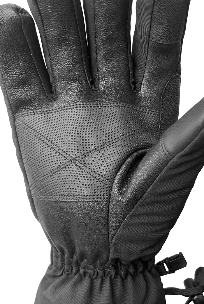 Powder King Gloves - Men - Black / Grey / Black